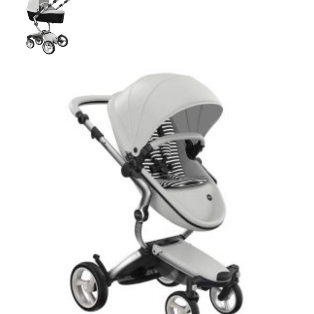 Silver Mima Xari stroller in good condition